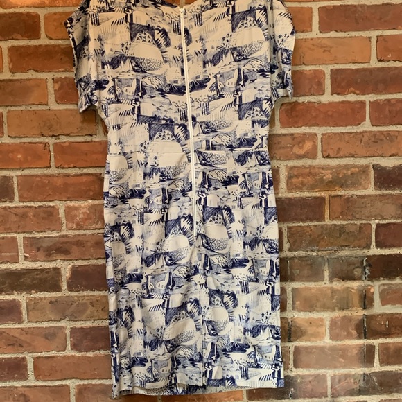 Feral Childe Silk Linen Van Allen Sheath Dress - Picture 8 of 16